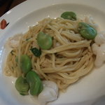 IL PINOLO LEVITA - イイダコと空豆のアーリアオーリオ