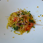 バローレ - タヤリン ちぢみほうれん草のソース