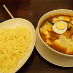 saizo - とうふとうすあげのスープカレー　チーズとっぴ