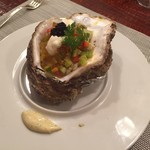 蒸し牡蠣の冷製