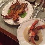 ロブスター１尾フライパンで焼いたん