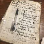 Tetsu - 最初の注文を手書きですると、 一皿10円引き！
      