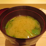 祇園 鮨 忠保 - お味噌汁
