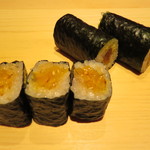 祇園 鮨 忠保 - 干瓢巻きとお新香巻き