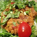 鰹のマサラなめろうのアップ