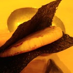 鮨 しゅん輔 - 平貝 海苔でまいて