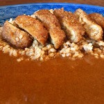 辛口カレーの嵯峨 - ポークカツカレー580円