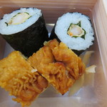 宮川町ビアガーデン - 鱧寿司・海老天巻寿司