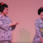 宮川町ビアガーデン - 左　ふく那さん　右ふく英さん