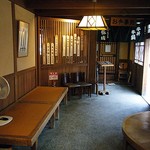 おかげ横丁 豚捨 - 扇風機が良いですな。