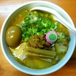 麺屋 高橋 - 肉味噌28号のアップ