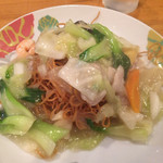 菜菜再再 - 揚げそば ミニ 580円