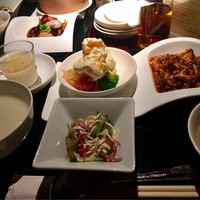過門香 銀座本店 - 海老のトマトソースと重慶式麻婆豆腐のランチ