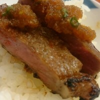 割烹 やました - 近江牛ステーキ、白御飯のっけ