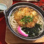 ジョイフルジュニア - かき揚げうどん