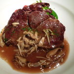 ビストロいしだ - 【牛ロースのグリル、温野菜添え、木の子のソース　１５２０円】