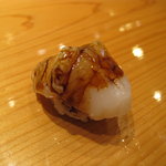 天寿し - 帆立にツメ・・・・