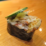 天寿し - 渡蟹とタラバ蟹のミソ