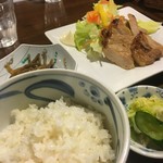居酒屋  魚道楽 - 本日の日替り”肉”　700円　2016.08