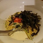 肉寿司 イタリアンバル 閂 - 明太クリームパスタ