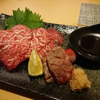 肉寿司 イタリアンバル 閂 心斎橋店 - 馬刺し