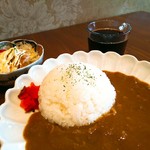 宿場カレーのランチセット