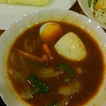 タージマハール - やさい(ピーマン、人参、玉葱、玉子)