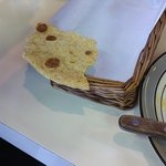 アジャンタ - ナン（食べかけ）