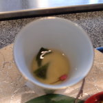 佐賀牛 季楽 銀座  - ホタルイカの茶碗蒸し