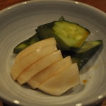 とり喜 - 突き出し　香の物