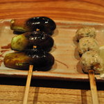 とり喜 - 小茄子　つくね