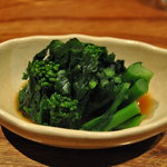 とり喜 - 菜の花の和え物