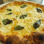 アウストロ - メニューにはないがオーダーして作ってもらった究極の一枚!!!!ナポリ産モッツァレラのシンプルなピッツァ。　ビアンカ 