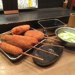 Kushikatsu Shirotaya - 店主の賄いセット