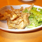寿司居酒屋 や台ずし - 鳥皮唐揚げ