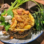 バーンタイ ASHIYA - ﾊﾟｲﾅｯﾌﾟﾙの焼き飯