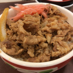 すき家 - 牛丼しじみ汁たまごセット ミニ 460円。