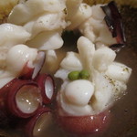 Momoya - ⑥蛸山椒　山椒実の保存方法も伝授受け継いでます。蛸の隠し包丁はまたまた勉強させられました。