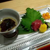 柳家錦 - 長良川産スッポンのお刺身