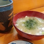 幸寿司 - ランチの味噌汁