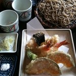 天庵 - ③天ぷらせいろ1700円