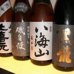 Kyoushun Ichie - 各種日本酒取り揃えております。その他、焼酎やワイン等もご用意そております。