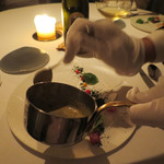 AZUR et MASA UEKI - 日本海直送　真コチのガストロバック　蛤ペルノソース