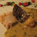 AZUR et MASA UEKI - 日本海直送　真コチのガストロバック　蛤ペルノソース