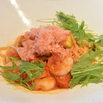 ヴェローナ - 2017/08　トマト&アボガドのかき氷パスタ　ｳﾞｪﾛｰﾅﾗﾝﾁ　2,000円