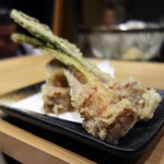 Tempura To Nihonshu Asu Gen - 肉巻葉生姜天