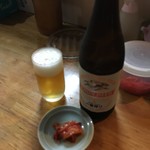 ラーメン猪太 - (料理)キリン一番搾り(中瓶)