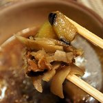 凡蔵 - 肉・牛蒡・茄子、全てがこの肉汁を引き立てる存在。