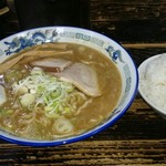 長尾中華そば - いつものこいくちとライス