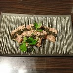 居酒家 Bistro ちゃぶや - 鮪のさっと焼きオリーヴソース